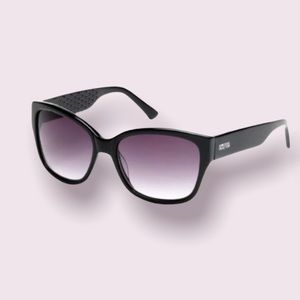 Reaction Kenneth Cole Black Square Sunglasses